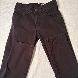 Wrangler Black Straight Leg Pants